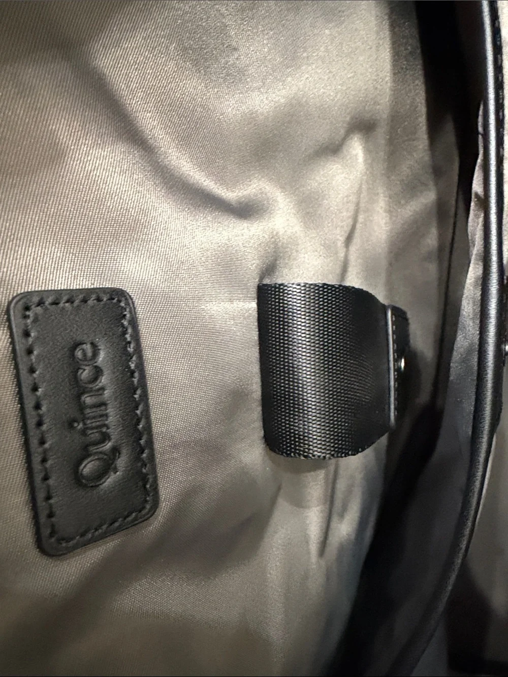 Quince Voyage Nylon Travel Bag with Detachable Strap and dust bag